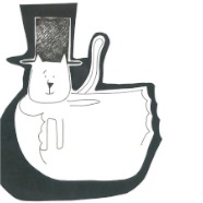 cat in party clothes